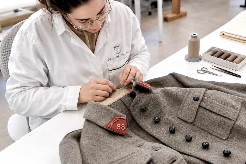 Restauration d'uniforme ancien